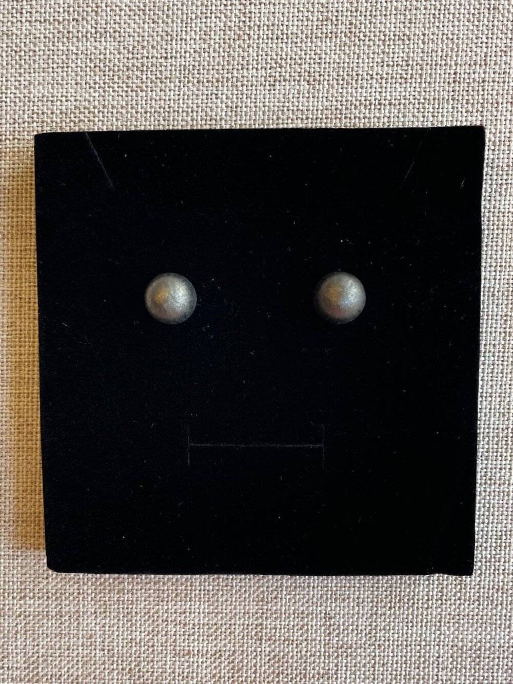 Sheila Fajl Lilou Studs in Brushed Gun Metal